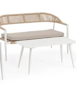 Bizzotto Salotti Completi>SET4 SALOTTO C-C JANDIA BIANCO/BEIGE