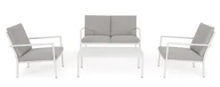 Bizzotto Salotti Completi>SET4 SALOTTO C-C KONNOR BIANCO CX21