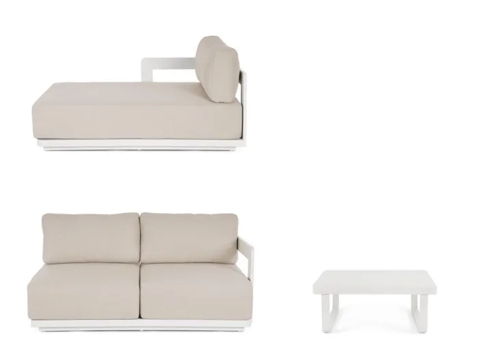 Bizzotto Salotti Completi>SET SALOTTO LOUNGE C-C MARIEL VAPOR YK15