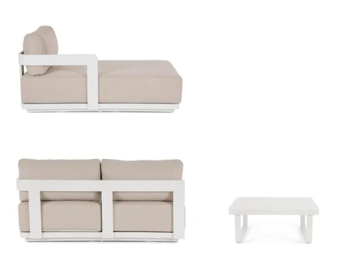 Bizzotto Salotti Completi>SET SALOTTO LOUNGE C-C MARIEL VAPOR YK15