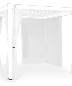Bizzotto Pergole E Gazebo>SET4 TELI LAT+ZANZ PERGOLA OCEAN 3X3 BIA