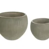 Bizzotto Vasi E Coprivasi>SET2 VASO BRUSH SFERA SALVIA