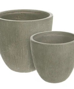 Bizzotto Vasi E Coprivasi>SET2 VASO BRUSH TO BASSO SALVIA
