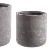 Bizzotto Vasi E Coprivasi>SET3 VASO CEMENT CIL GRIGIO