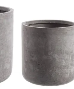 Bizzotto Vasi E Coprivasi>SET3 VASO CEMENT CIL GRIGIO