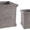 Bizzotto Vasi E Coprivasi>SET2 VASO CEMENT QU GRIGIO