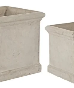 Bizzotto Vasi E Coprivasi>SET2 VASO CEMENT QU SABBIA