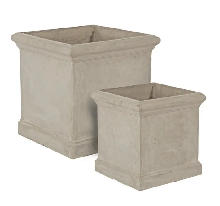 Bizzotto Vasi E Coprivasi>SET2 VASO CEMENT QU SABBIA