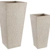 Bizzotto Vasi E Coprivasi>SET2 VASO ROCCIA QU ALTO SABBIA