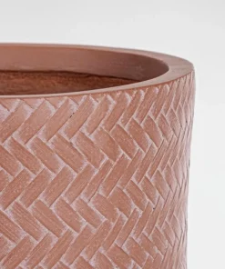 Bizzotto Vasi E Coprivasi>SET4 VASO TRESSAGE CIL TERRACOTTA