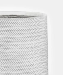 Bizzotto Vasi E Coprivasi>SET2 VASO TRESSAGE TO ALTO BIANCO