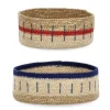 Bizzotto Ceste Decorative>SET2 VASSOIO DECORAT NINH NAT BLU ROSSO