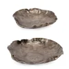 Bizzotto Oggettistica>SET2 VASSOIO DECORATIVO PRADESH DORATO