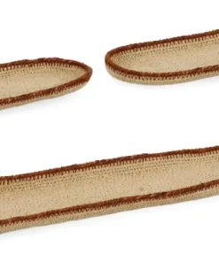 Bizzotto Ceste Decorative>SET3 VASSOIO DECORATIVO TUY NATUR MARRON