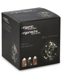 Bizzotto Sfere>SFERA VT ORGANIC ARGENTO D150 C-LED
