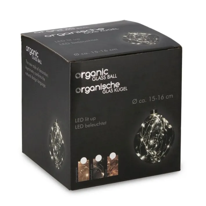 Bizzotto Sfere>SFERA VT ORGANIC ARGENTO D150 C-LED