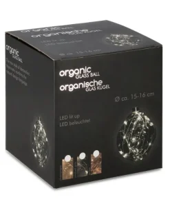 Bizzotto Sfere>SFERA VT ORGANIC GRIG-TRASP D150 C-LED