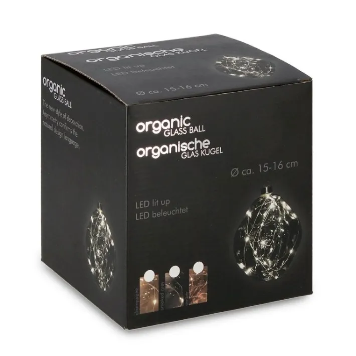 Bizzotto Sfere>SFERA VT ORGANIC MARRONE D150 C-LED