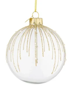 Bizzotto Sfere>SFERA VT SPARKLE TRASPARENTE D80