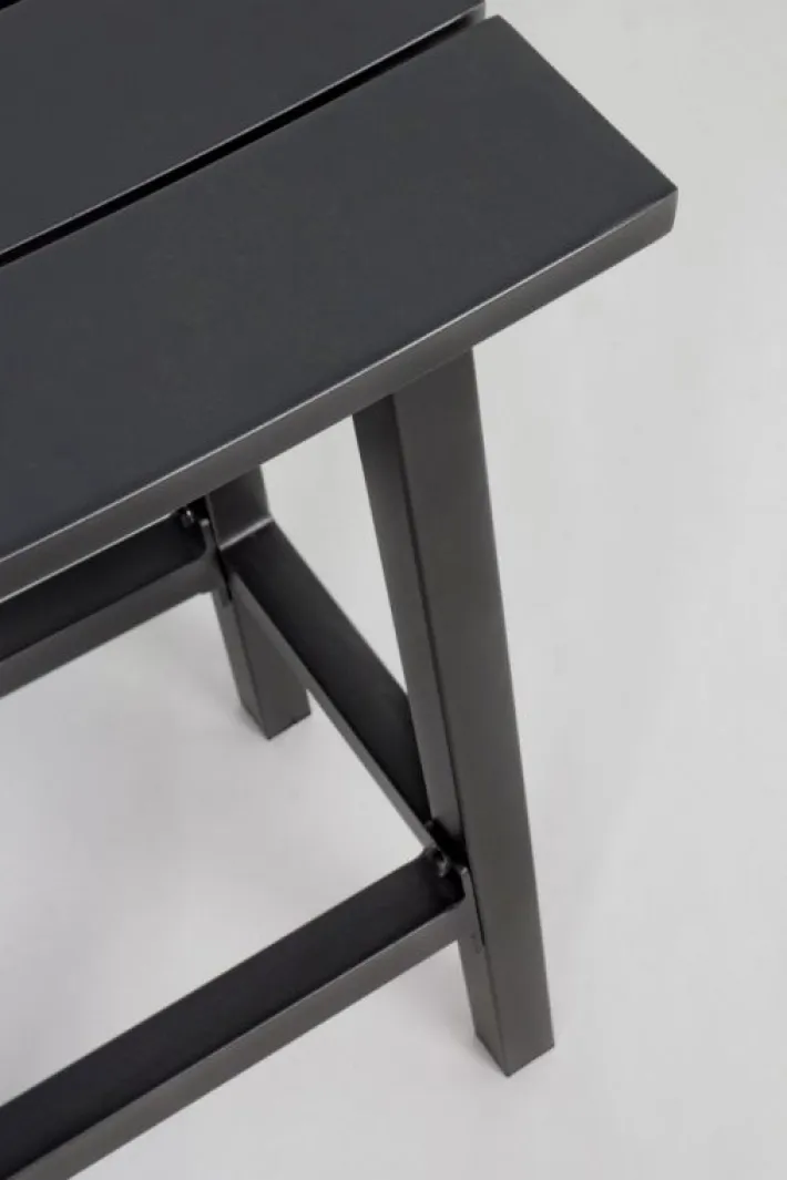 Bizzotto Sgabelli>SGABELLO BAR IN ALLUMINIO ANTRACITE YK13 - SKIPPER