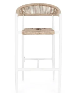Bizzotto Sgabelli>SGABELLO BAR JANDIA BIANCO/BEIGE
