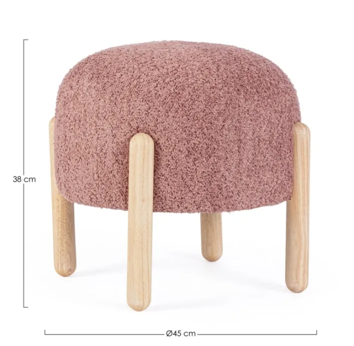 Bizzotto Sgabelli>SGABELLO EFFETTO BOUCLE' CANYON - DAYLA