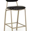 Bizzotto Sgabelli Bar>SGABELLO IN ECOPELLE NERO - ADDY
