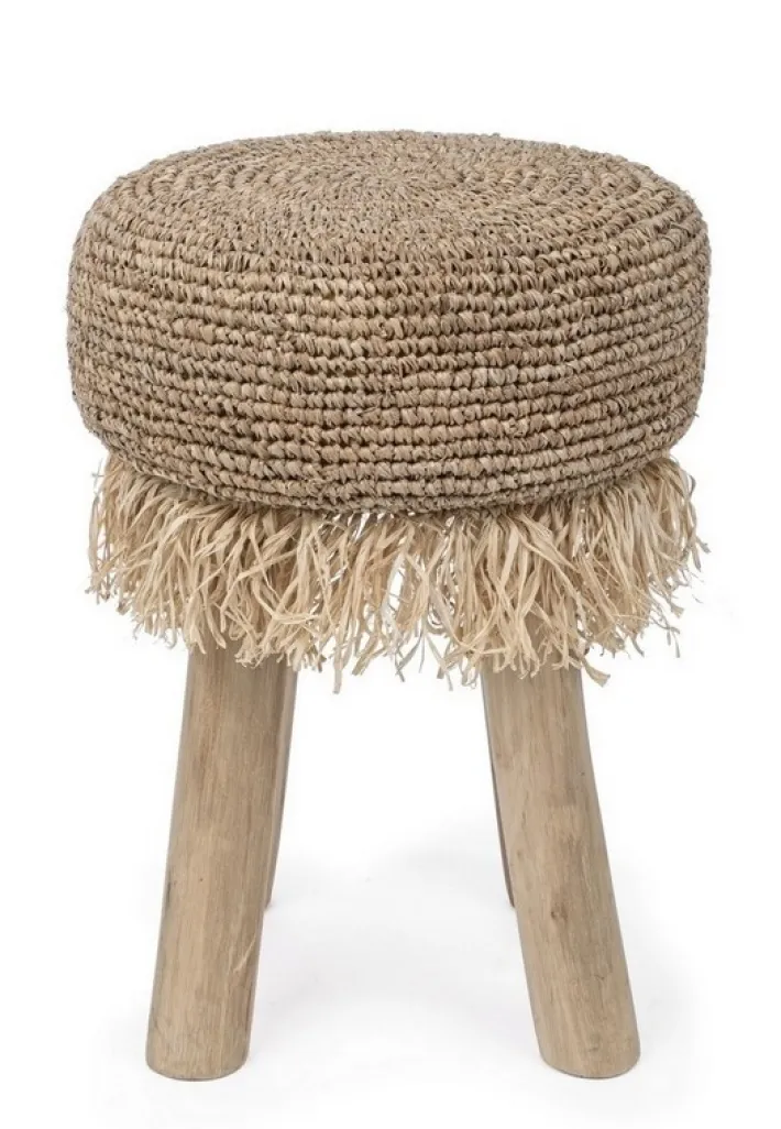 Bizzotto Sgabelli>SGABELLO IN FIBRE NATURALI G01 - FLORINDA