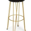 Bizzotto Sgabelli Bar>SGABELLO IN LEGNO COLOR ORO - RAKEL