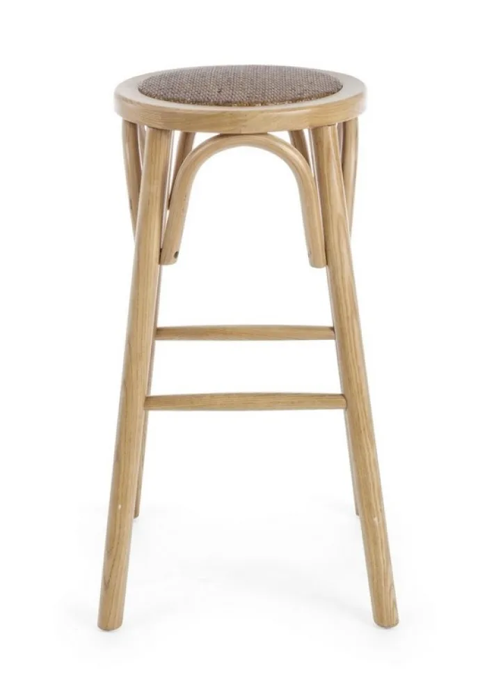 Bizzotto Sgabelli Bar>SGABELLO IN LEGNO NATURALE - CIRCLE