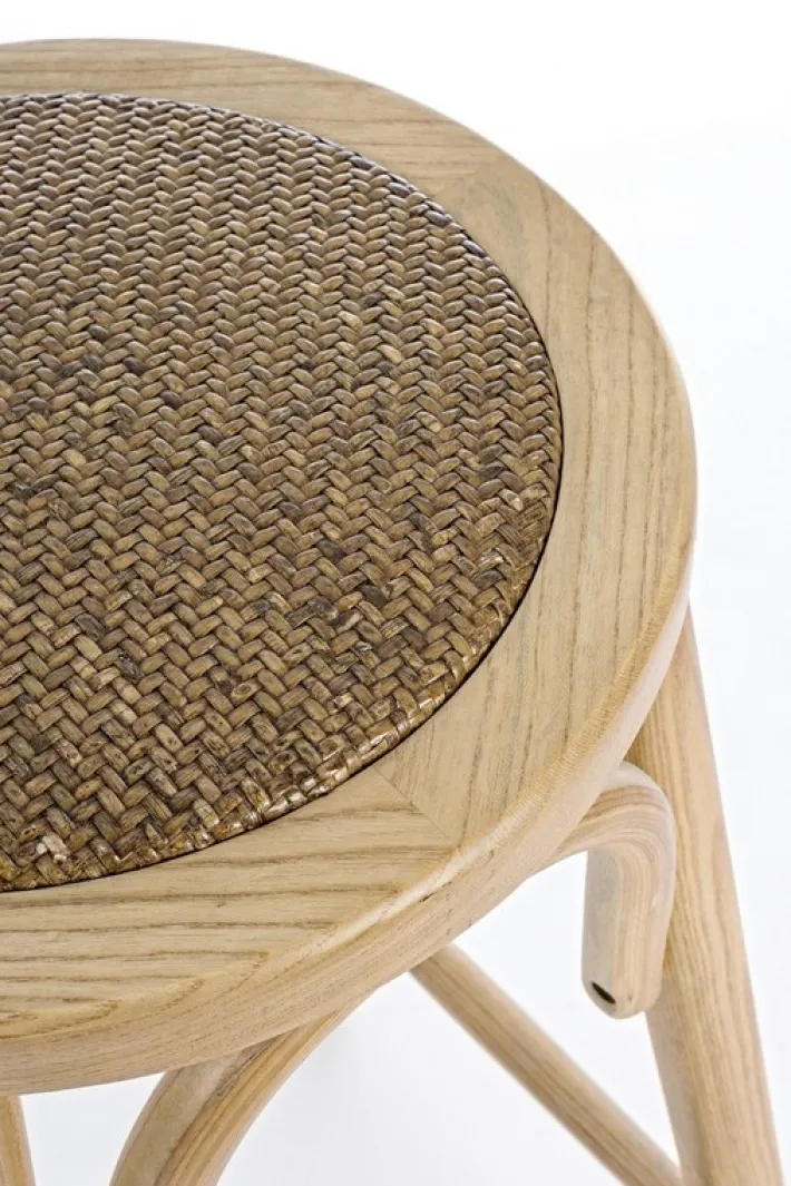 Bizzotto Sgabelli Bar>SGABELLO IN LEGNO NATURALE - CIRCLE