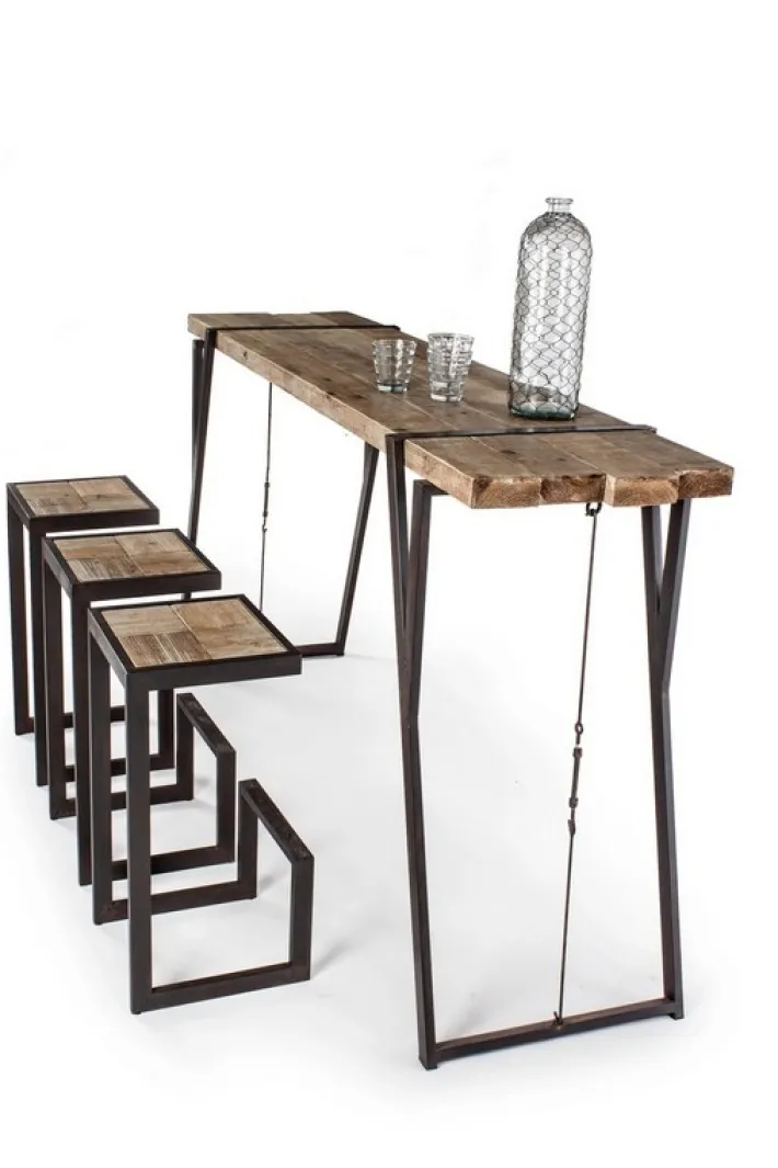 Bizzotto Sgabelli Bar>SGABELLO IN METALLO H70 - BLOCKS