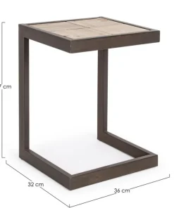 Bizzotto Sgabelli>SGABELLO IN METALLO H47 - BLOCKS