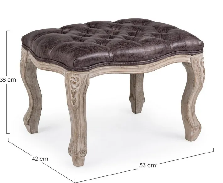 Bizzotto Pouf>SGABELLO IN TESSUTO - DIVA