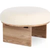 Bizzotto Pouf>SGABELLO IN TESSUTO NATURALE - ANNUSKA