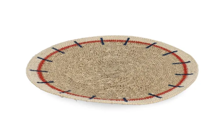 Bizzotto Ceste Decorative>SOTTOPIATTO DECOR NINH NAT BLU ROSSO D34