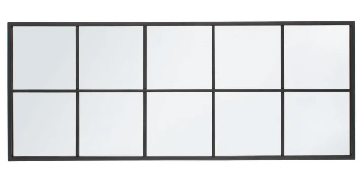 Bizzotto Specchi>SPECCHIO C-C WINDOW NUCLEOS NERO 125X50