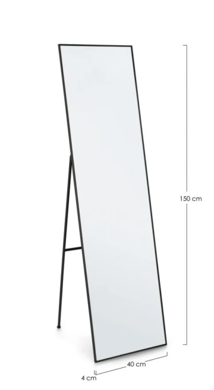 Bizzotto Specchi>SPECCHIO ST C-C UNIVERSE NERO 40X150