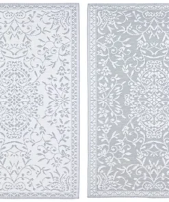 Bizzotto Tappeti Per Esterno>TAPPETO BIANCO GRIGIO 120X180 - ANSEDONIA
