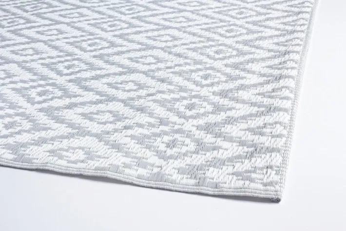 Bizzotto Tappeti Per Esterno>TAPPETO GRIGIO BIANCO 120X180 - RHOMBUS