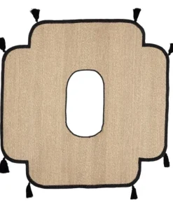 Bizzotto Tappeti>TAPPETO HUE NATURALE NERO 134X138