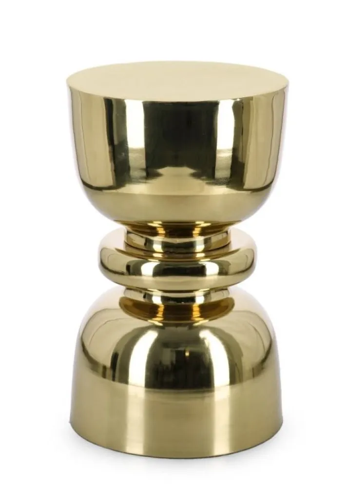 Bizzotto Tavolini>TAVOLINO ANIMESH SHINY BRASS