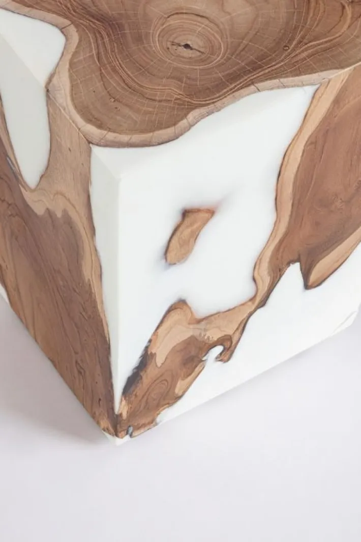 Bizzotto Tavolini>TAVOLINO BIANCO 30X30 - MELTY