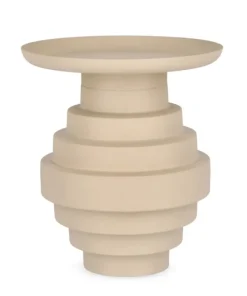 Bizzotto Tavolini>TAVOLINO IN ACCIAIO BEIGE - AMBA