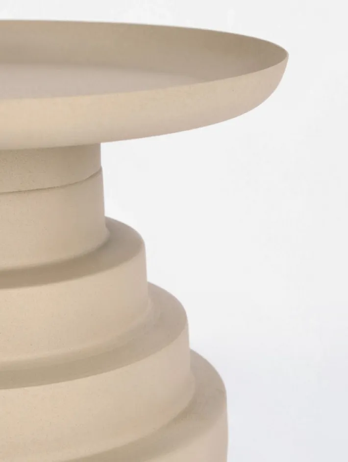 Bizzotto Tavolini>TAVOLINO IN ACCIAIO BEIGE - AMBA