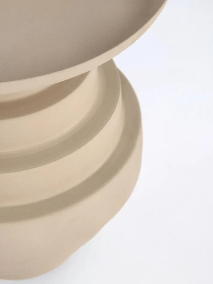 Bizzotto Tavolini>TAVOLINO IN ACCIAIO BEIGE - AMBA