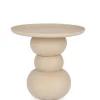Bizzotto Tavolini>TAVOLINO IN ACCIAIO BEIGE - ALPA