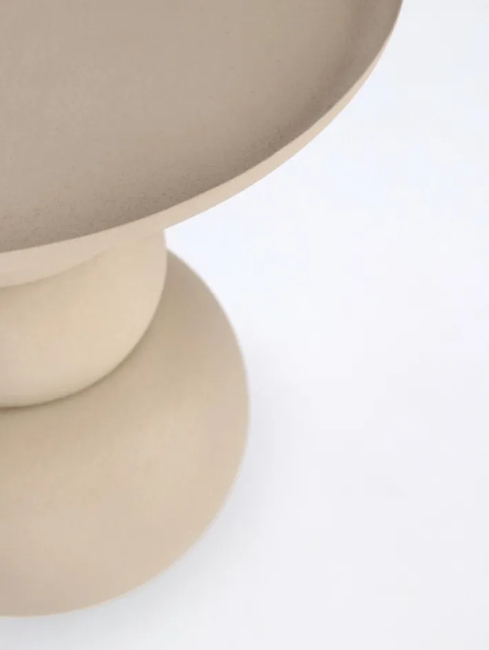 Bizzotto Tavolini>TAVOLINO IN ACCIAIO BEIGE - ALPA
