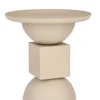 Bizzotto Tavolini>TAVOLINO IN ACCIAIO BEIGE - ALKA