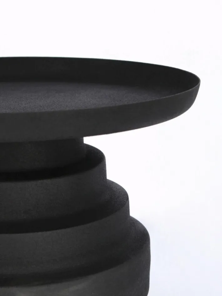 Bizzotto Tavolini>TAVOLINO IN ACCIAIO NERO - AMBA